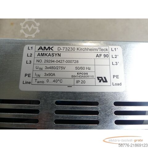 Komponent AMK ASYN AF 90 / 29294 Netzfilter --