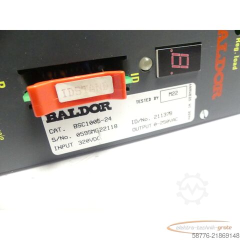 Komponent Baldor BSC1005-24 Antriebssteuerung ID: 21137B SN: 0595MG22118 -neuwertig-