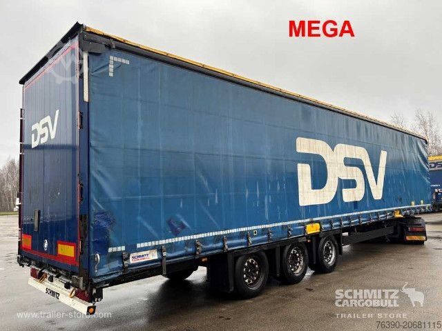 Opin hálf-vagn með segldúk Schmitz Cargobull Semitrailer Curtainsider Mega
