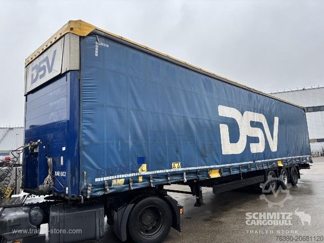 Brandalı açık yarı römork Schmitz Cargobull Semitrailer Curtainsider Mega