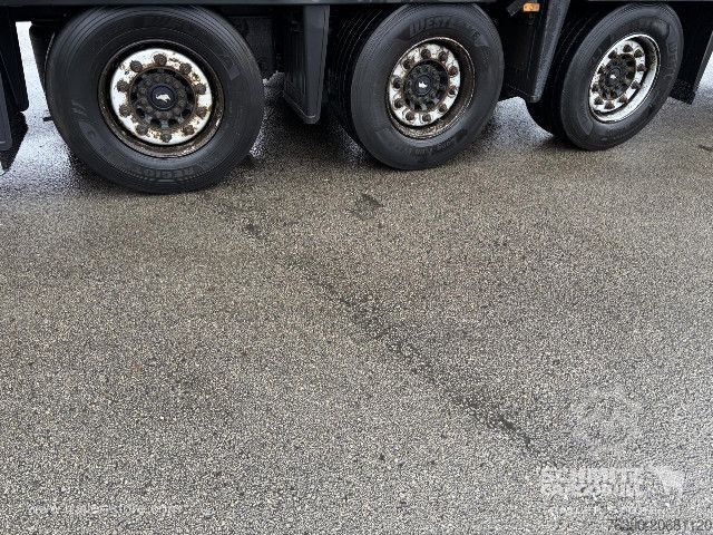 Brandalı açık yarı römork Schmitz Cargobull Semitrailer Curtainsider Mega