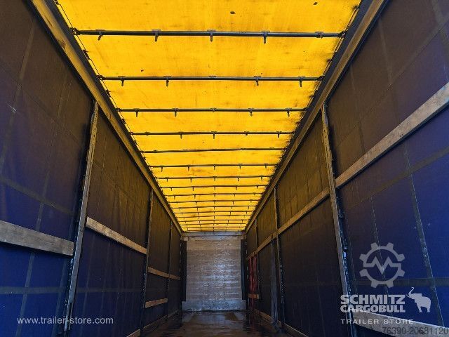 Brandalı açık yarı römork Schmitz Cargobull Semitrailer Curtainsider Mega