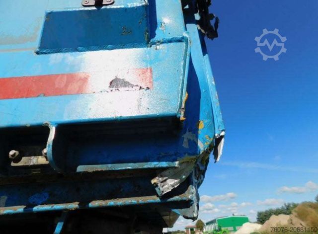 ダンプセミトレーラー SCHMITZ CARGOBULL SKI 24SL 9,6 Alu Mulde 50 cbm Lenkachse Alu Felg