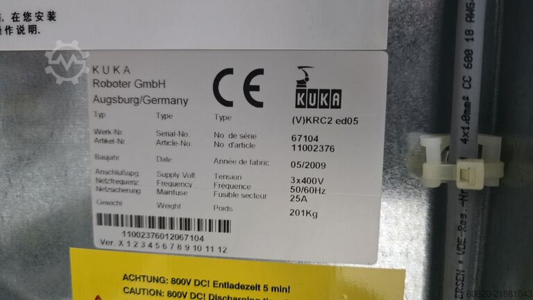 Robot industri KUKA KR 270-2 + (V)KRC2 ed05