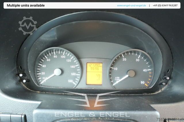 Box van mercedes-benz SPRINTER 310 CDI MAXI EURO-5 KOFFER REGALE KAMERA DURCHGANG