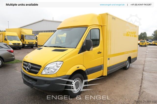 Box van mercedes-benz SPRINTER 310 CDI MAXI EURO-5 KOFFER REGALE KAMERA DURCHGANG