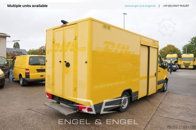 Box van mercedes-benz SPRINTER 310 CDI MAXI EURO-5 KOFFER REGALE KAMERA DURCHGANG