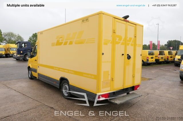 Box van mercedes-benz SPRINTER 310 CDI MAXI EURO-5 KOFFER REGALE KAMERA DURCHGANG