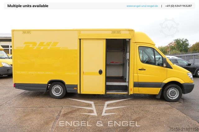 Box van mercedes-benz SPRINTER 310 CDI MAXI EURO-5 KOFFER REGALE KAMERA DURCHGANG