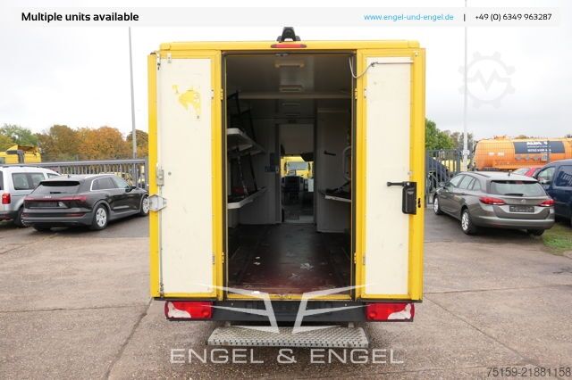Box van mercedes-benz SPRINTER 310 CDI MAXI EURO-5 KOFFER REGALE KAMERA DURCHGANG