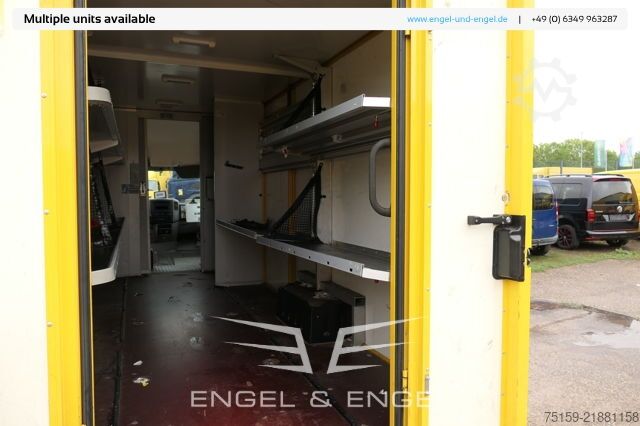 Box van mercedes-benz SPRINTER 310 CDI MAXI EURO-5 KOFFER REGALE KAMERA DURCHGANG