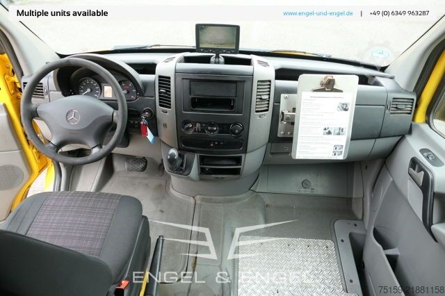 Box van mercedes-benz SPRINTER 310 CDI MAXI EURO-5 KOFFER REGALE KAMERA DURCHGANG