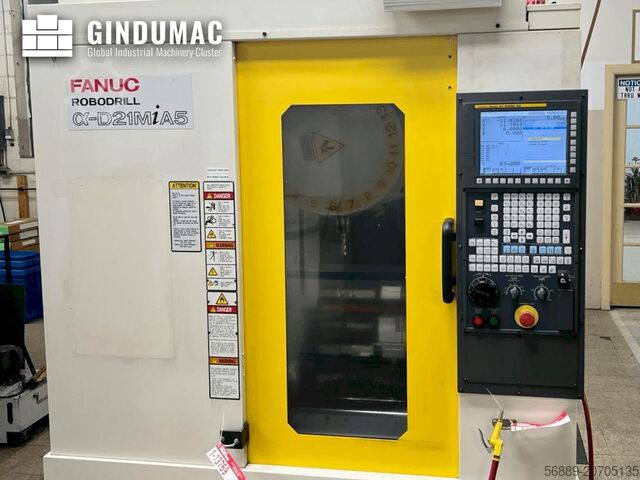 Vertikala Fleroperationsmaskiner FANUC Robodrill D21MiA5