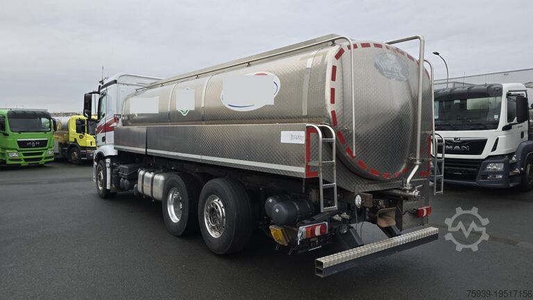 Cisterna kamion Mercedes Benz 2553 Actros 6x2  ISOLIERT