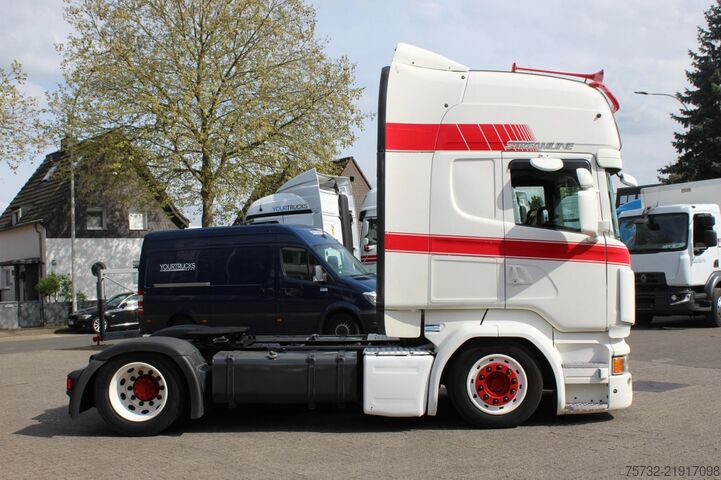 หัวลากปริมาตร Scania R 450 Topline Mega-Volumen   Retarder   2 Tanks