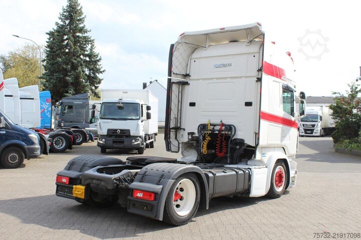 หัวลากปริมาตร Scania R 450 Topline Mega-Volumen   Retarder   2 Tanks