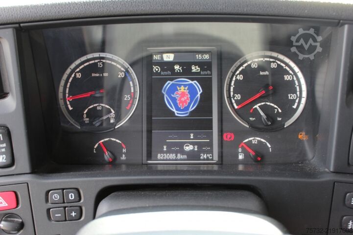 หัวลากปริมาตร Scania R 450 Topline Mega-Volumen   Retarder   2 Tanks
