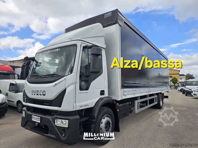 Camion cu platformă și prelată IVECO EUROCARGO 180E28 CENTINATO 9,60 (2017)