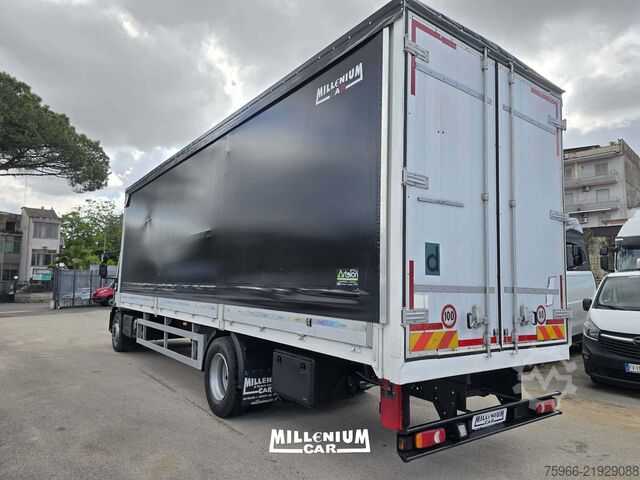 Camion cu platformă și prelată IVECO EUROCARGO 180E28 CENTINATO 9,60 (2017)