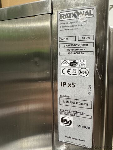 KOMBINERAD SPÄRNING Rational CM 101 E