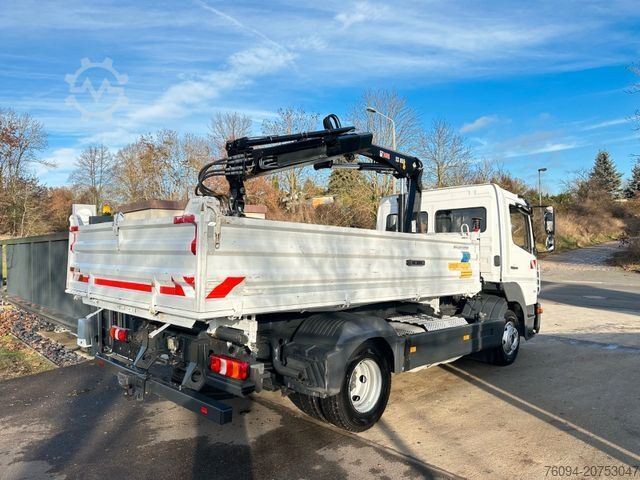 Tipper truck MERCEDES-BENZ Atego 918 4x2 Kipper KRAN Greifer FUNK AHK