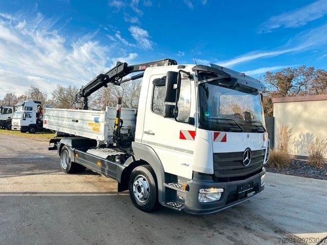 Tipper truck MERCEDES-BENZ Atego 918 4x2 Kipper KRAN Greifer FUNK AHK