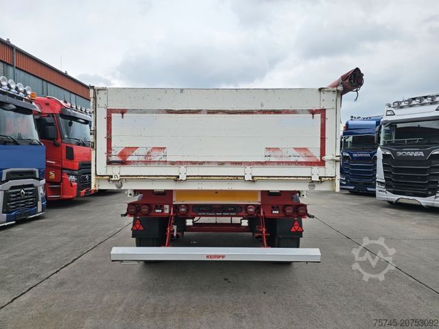 Tresidigt tippvagnssläp KEMPF GETREIDEKIPPER * SAF-ACHSEN * LIFTACHSE * ALCOA