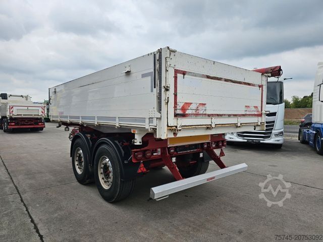 Trīspusējā pašizgāzēja piekabe KEMPF GETREIDEKIPPER * SAF-ACHSEN * LIFTACHSE * ALCOA