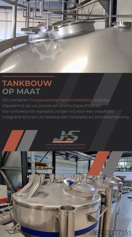  J&S process equipment Mengtanks op maat leverbaar