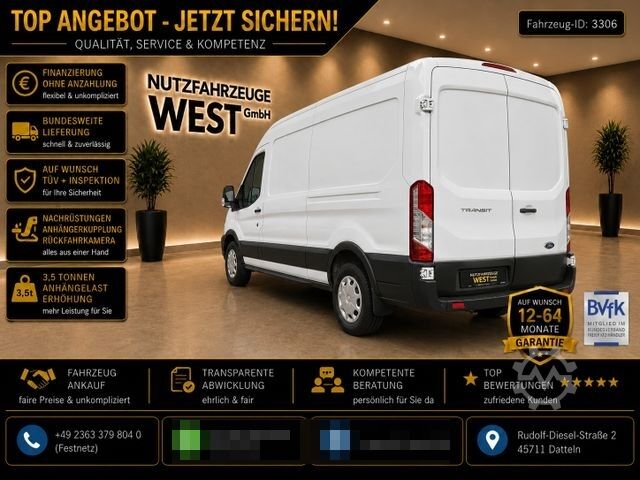 উচ্চ ছাদের ভ্যান FORD Transit L3-H2*Hoch+Lang*Garantie*Klima*