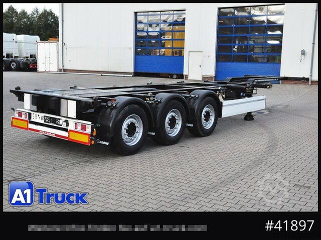 Semirremolque con caja intercambiable KRONE SDC 27 Container, Heckausschub, Lift, wenig benutzt