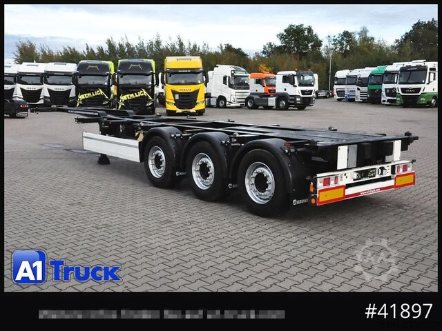 Semirremolque con caja intercambiable KRONE SDC 27 Container, Heckausschub, Lift, wenig benutzt