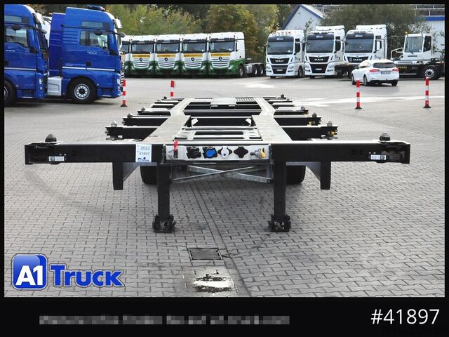 Semirremolque con caja intercambiable KRONE SDC 27 Container, Heckausschub, Lift, wenig benutzt