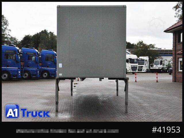 Caja intercambiable con estructura de caja GNIPOL 7,45, Möbelkoffer, Lichtband, Filzwände, verzinkt