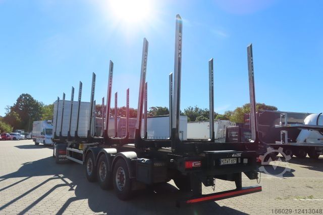 Rönkhordó félpótkocsi PAVIC Holzauflieger mit Schemel und Rungen