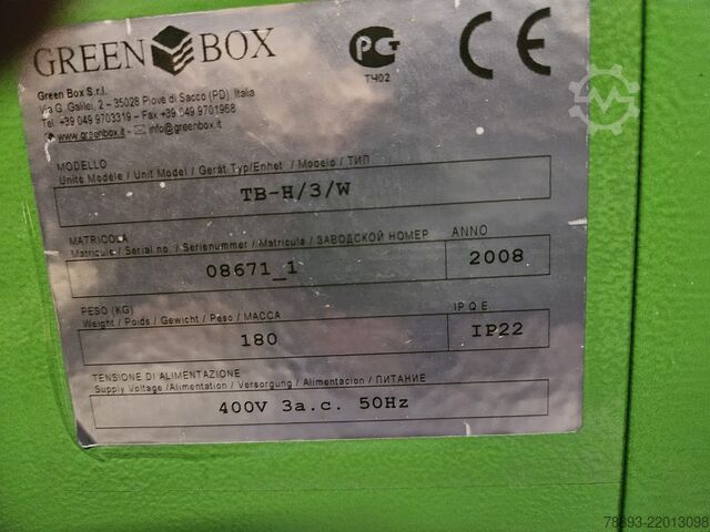 Wasser - Temperiergerät Green Box TB-H/3/W bis 160 Grad