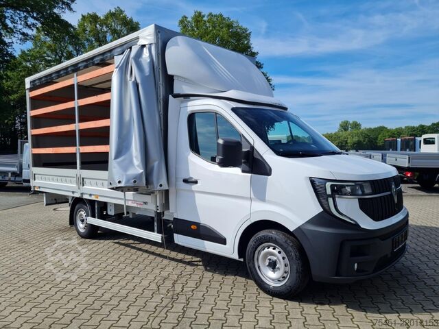 Xe tải thùng bạt phủ rèm Renault Master 35 Pritsche Schiebe Plane AHK Luftfederung