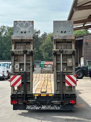 Низькорамний напівпричіп MÜLLER-MITTELTAL TS3 Profi 30,0 Tieflader mit NLA & hydr. Rampen