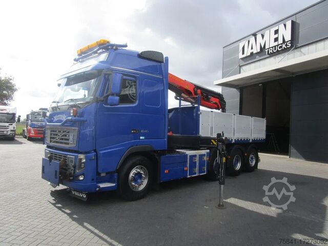 Самосвал с кран Volvo FH 16.540 8x4 Kipper + Palfinger PK 27002-SH E ...