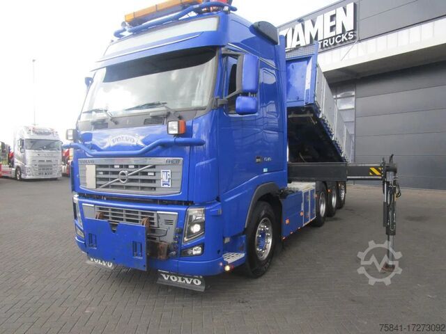 Ανατρεπόμενο όχημα με γερανό Volvo FH 16.540 8x4 Kipper + Palfinger PK 27002-SH E ...