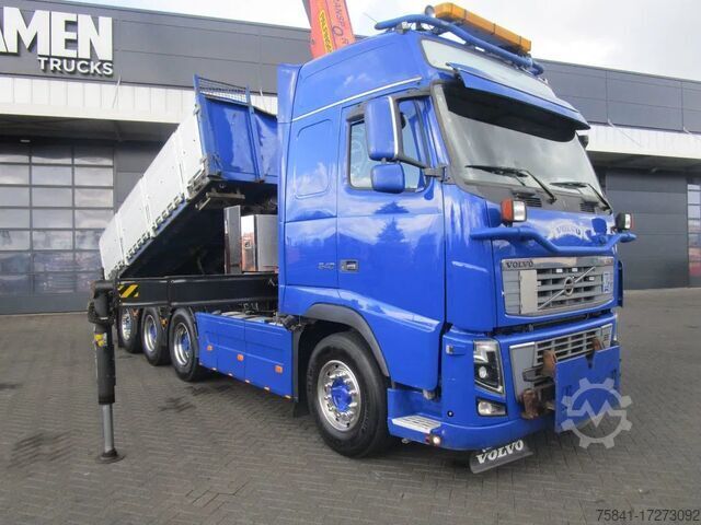 Ανατρεπόμενο όχημα με γερανό Volvo FH 16.540 8x4 Kipper + Palfinger PK 27002-SH E ...