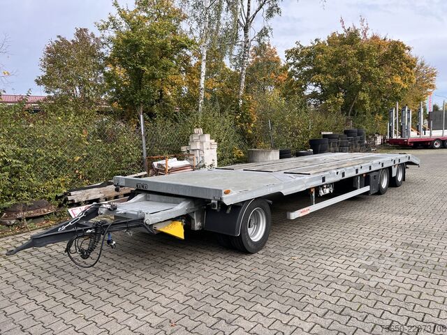 Remolque de plataforma baja Möslein TO 3 F Schwebheim  3 Achs Tiefladeranhänger