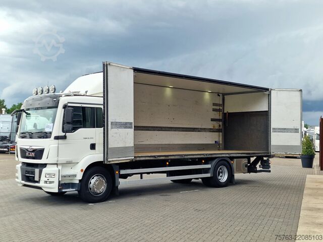 Koffer MAN TGM 18.290 Schmitz box with sidedoors - Zepro l...
