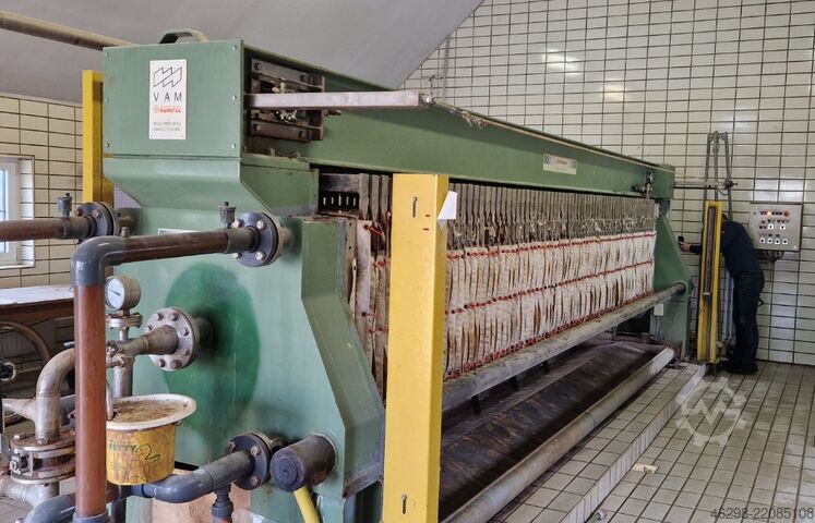 Kammerfilterpresse gebraucht Diefenbach FP DE 800