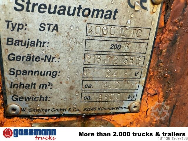农业机械  4000 L TC Salzstreuer ca. 4m³