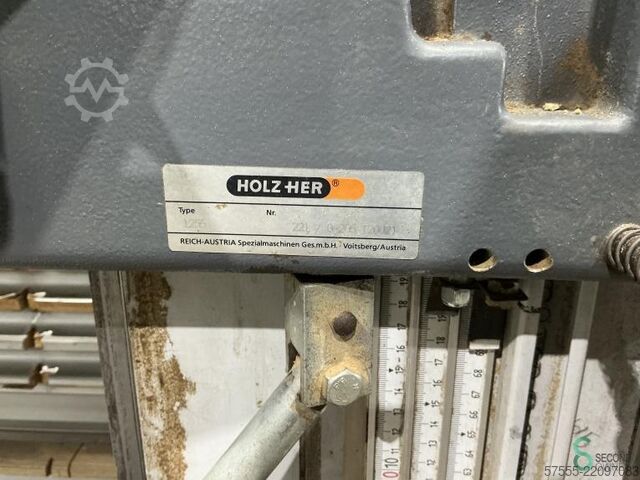 縦型パネルソー Holz-her 1255 1900x3300 2002年製 Holz-her 1255 1900x3300