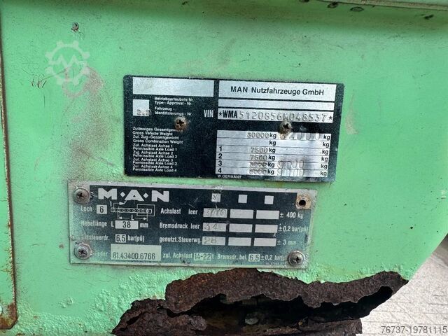 Kendaraan hisap MAN F8 **32.291 8x4-6Cyl-BELGIAN TRUCK-BIG AXXLES**