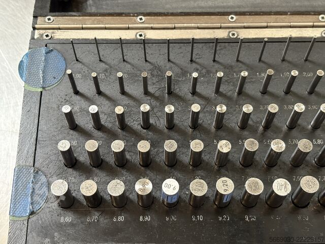 Pārbaudes tapu komplekts Veith Prüfstift-Satz Toleranzklasse 2 (1-20 mm)