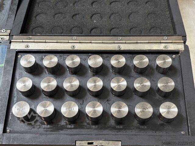 Pārbaudes tapu komplekts Veith Prüfstift-Satz Toleranzklasse 2 (1-20 mm)