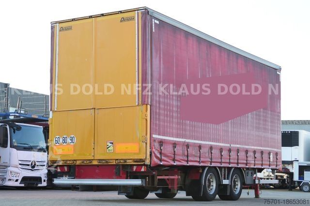 Remolque abierto con toldo LECITRAILER R2EC-RS Pritsche Plane 63m³  SAF-Achsen